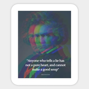 beethoven Sticker